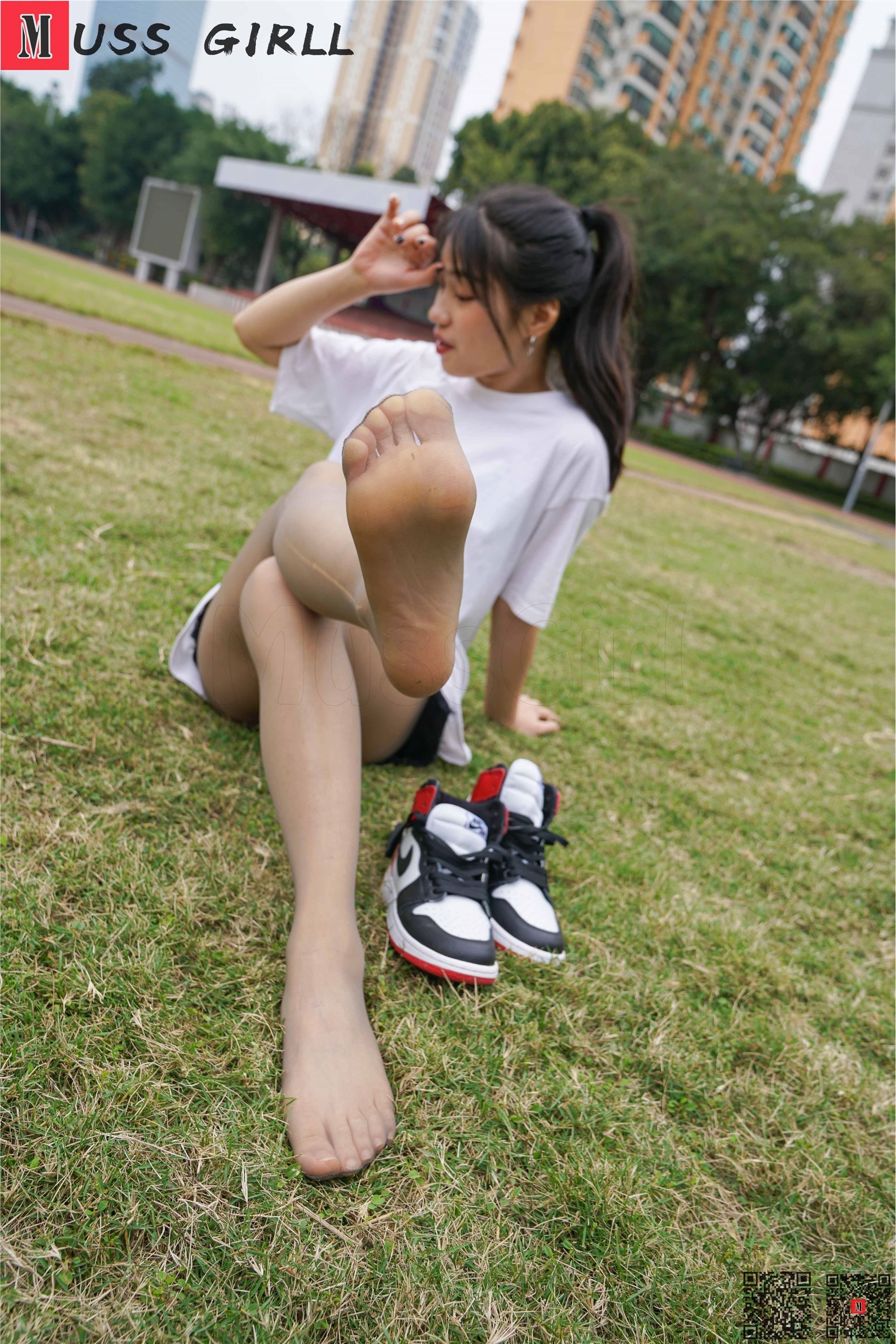 MussGirl慕丝女郎  NO.169 操场白衣裙